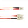 Black Box 3-M, SC-LC fiber optic cable 118.1" (3 m) OM1 Red1