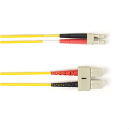 Black Box 5m SC-LC fiber optic cable 196.9" (5 m) OM1 Multicolor, Yellow1