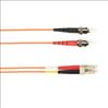 Black Box 5m, ST-LC fiber optic cable 196.9" (5 m) OM1 Orange1