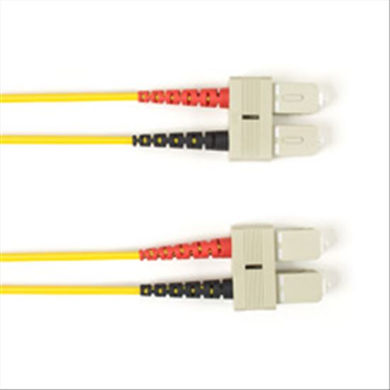 Black Box 6m SC-SC fiber optic cable 236.2" (6 m) OM1 Multicolor, Yellow1