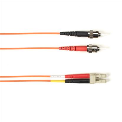 Black Box 15m, ST-LC, Multimode fiber optic cable 590.6" (15 m) OFNR Orange1