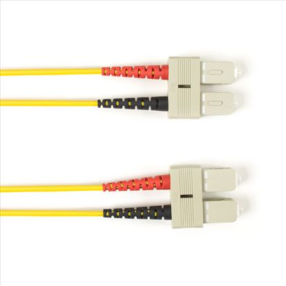 Black Box FOCMRSM-007M-SCSC-YL fiber optic cable 275.6" (7 m) SC OFNR OS2 Yellow1