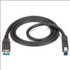 Black Box USB30-0006-MM USB cable 70.9" (1.8 m) USB 2.0 USB A USB B1