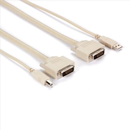 Black Box ServSwitch DVI/USB, 1.8m KVM cable Beige 70.9" (1.8 m)1