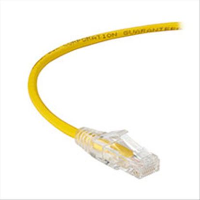 Black Box C6APC28-YL-01 networking cable Yellow 11.8" (0.3 m) Cat6a U/UTP (UTP)1