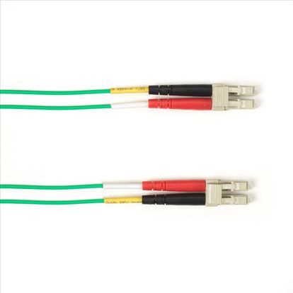Black Box FOCMP10-015M-LCLC-GN fiber optic cable 590.6" (15 m) LC OFNP OM3 Green, Multicolor1