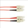 Black Box SC-SC 15.0m fiber optic cable 590.6" (15 m) Red1