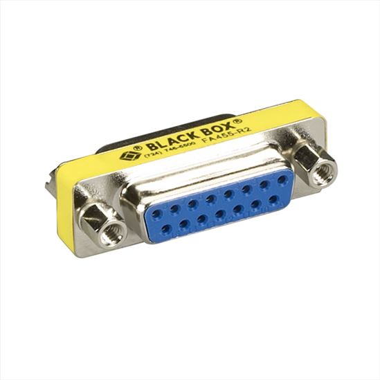 Black Box FA455-R2 cable gender changer DB15 Silver, Yellow1