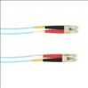 Picture of Black Box FOCMR10-002M-LCLC-AQ InfiniBand/fibre optic cable 78.7" (2 m) LC OFNR Aqua color