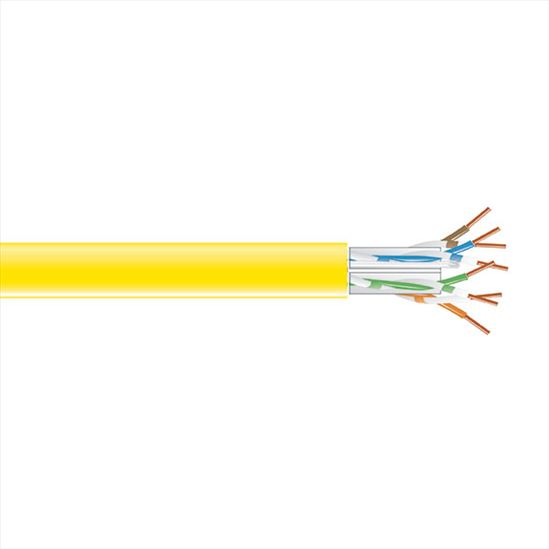 Black Box C6ABC51-YL-1000 networking cable Yellow 12000" (304.8 m) Cat6a1