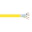 Black Box C6ABC51-YL-1000 networking cable Yellow 12000" (304.8 m) Cat6a1