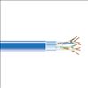 Black Box CAT5E SHIELDED 350-MHZ SOLID BULK CABLE networking cable Blue 12000" (304.8 m) U/FTP (STP)1