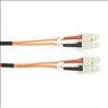 Black Box Value Line SC–SC 3m fiber optic cable 118.1" (3 m) OFC Orange1