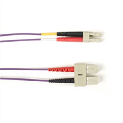 Black Box 1m, SC-LC fiber optic cable 39.4" (1 m) OM1 Violet1