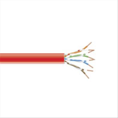 Black Box EVNSL0643A-1000 networking cable Red 12000" (304.8 m) Cat6 U/UTP (UTP)1