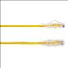 Black Box C6PC28-YL-05 networking cable Yellow 59.1" (1.5 m) Cat6 U/UTP (UTP)3