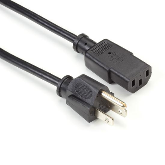 Black Box EPXR12 power cable 118.1" (3 m) NEMA 5-15P C13 coupler1