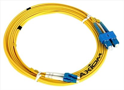 Axiom AXG92701 fiber optic cable 39.4" (1 m) LC OFNR Yellow1