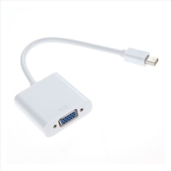 Axiom 3", Mini DisplayPort/VGA 2.95" (0.0750 m) VGA (D-Sub) White1