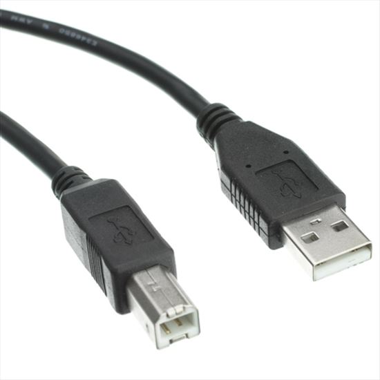 Axiom 6ft USB2.0-A/USB2.0-B USB cable 70.9" (1.8 m) USB A USB B Black1