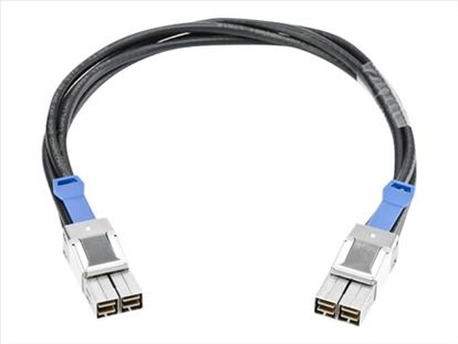 Axiom Stacking InfiniBand cable 19.7" (0.5 m) Stack Black, Stainless steel1