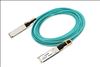 Picture of Axiom 100GBASE-AOC QSFP28 InfiniBand/fibre optic cable 118.1" (3 m) Aqua color