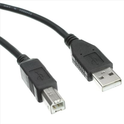 Axiom 3ft USB2.0-A/USB2.0-B USB cable 35.4" (0.9 m) USB A USB B Black1