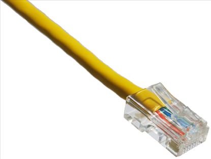 Axiom 1ft. 350MHz Cat5e networking cable Yellow 11.8" (0.3 m) U/UTP (UTP)1