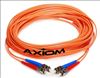 Axiom 15m LC/ST Multimode Duplex fiber optic cable 590.6" (15 m) OM2 Orange1