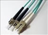 Axiom 0.5m LC/ST fiber optic cable 19.7" (0.5 m) OM4 Turquoise1