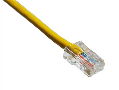 Axiom Cat6, 25ft networking cable Yellow 300" (7.62 m) U/UTP (UTP)1