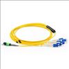 Axiom MP8LCSMR1M-AX fiber optic cable 39.4" (1 m) MPO/MTP 4x LC OFNR Yellow1