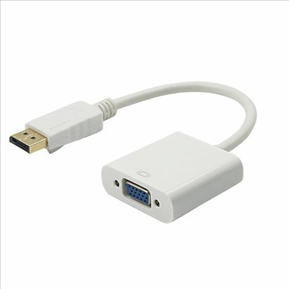 Axiom DPMVGAF-AX video cable adapter VGA (D-Sub) DisplayPort White1