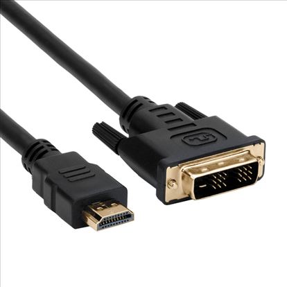 Axiom HDMIMDVIDM06-AX video cable adapter 70.9" (1.8 m) HDMI DVI-D Black1