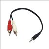 Axiom MJMRCAM6-AX audio cable 5.91" (0.15 m) 3.5mm 2 x RCA Black1