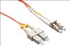 Axiom LCSCMD6O-50M-AX fiber optic cable 1968.5" (50 m) 2x LC 2x SC OFNR OM1 Cream, Orange1