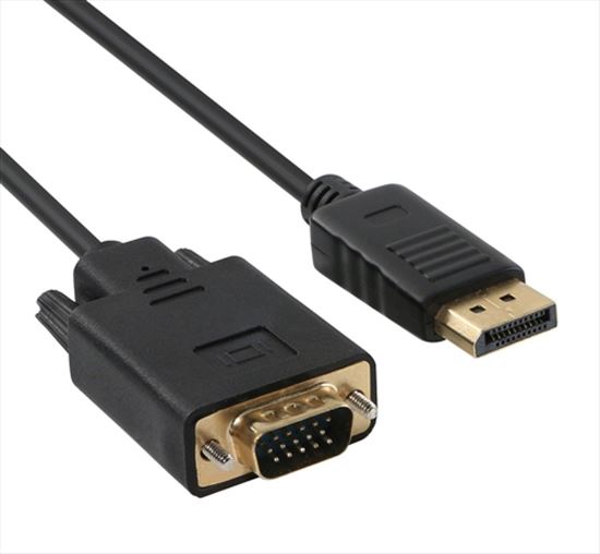 Axiom DPMVGAM03-AX video cable adapter 35.8" (0.91 m) DisplayPort VGA (D-Sub) Black1