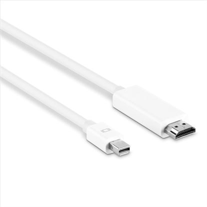 Axiom MDPMHDMIM03-AX video cable adapter 35.4" (0.9 m) Mini DisplayPort HDMI Type A (Standard) White1