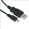 Axiom USB2AMBMM06-AX USB cable 70.9" (1.8 m) USB 2.0 USB A Micro-USB B Black1