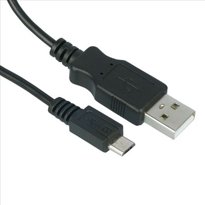 Axiom USB2AMBMM06-AX USB cable 70.9" (1.8 m) USB 2.0 USB A Micro-USB B Black1