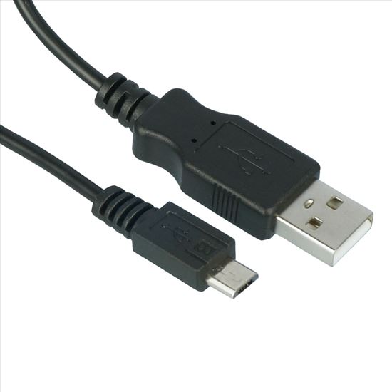 Axiom USB2AMBMM06-AX USB cable 70.9" (1.8 m) USB 2.0 USB A Micro-USB B Black1