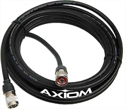 Axiom AIR-CAB005LL-R-N-AX coaxial cable 59.8" (1.52 m) RP-TNC N 90d Black1