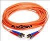 Axiom 7m LC/LC Multimode Duplex 50/125 fiber optic cable 275.6" (7 m) Orange1