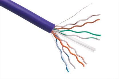 Axiom Cat6, 1000ft networking cable Purple 12000" (304.8 m) U/UTP (UTP)1