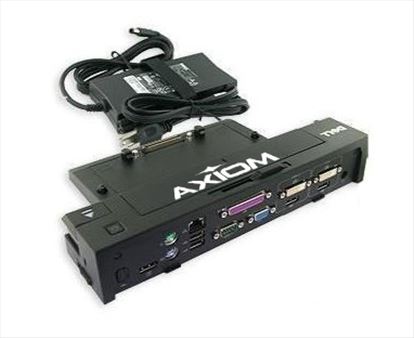 Axiom 331-6304-AX notebook dock/port replicator Black1