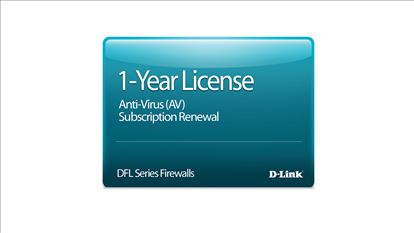 D-Link NetDefend DFL-260 Anti-Virus License 12-months 1 license(s)1