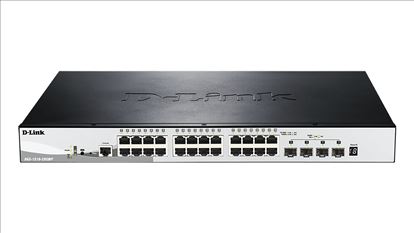 D-Link DGS-1510-28XMP network switch Managed L2/L3 Gigabit Ethernet (10/100/1000) Power over Ethernet (PoE) Black, Gray1