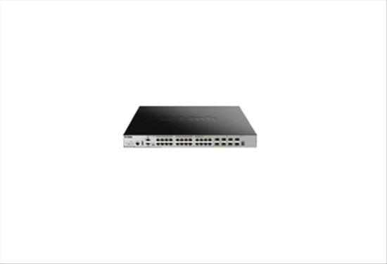 Picture of D-Link DGS-3630-28PC/SI network switch Managed L3 Gigabit Ethernet (10/100/1000) Power over Ethernet (PoE) Black, Gray