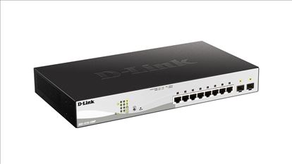 Picture of D-Link DGS-1210-10MP network switch Managed L2/L3 Gigabit Ethernet (10/100/1000) Power over Ethernet (PoE) Black