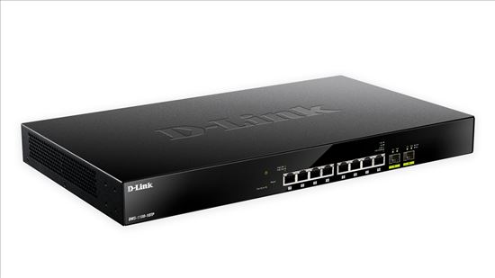 Picture of D-Link DMS-1100-10TP network switch Managed L2 2.5G Ethernet (100/1000/2500) Power over Ethernet (PoE) 1U Black